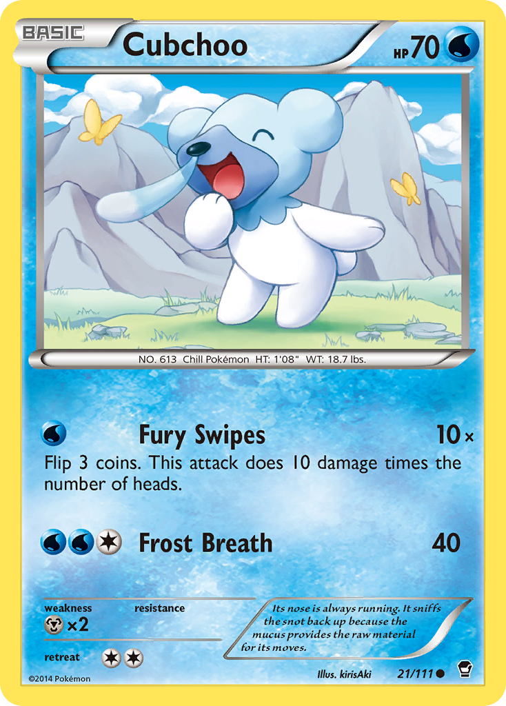 Cubchoo - Furious Fists SET-21