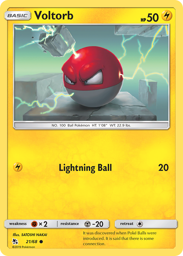 Voltorb - Hidden Fates SET-21