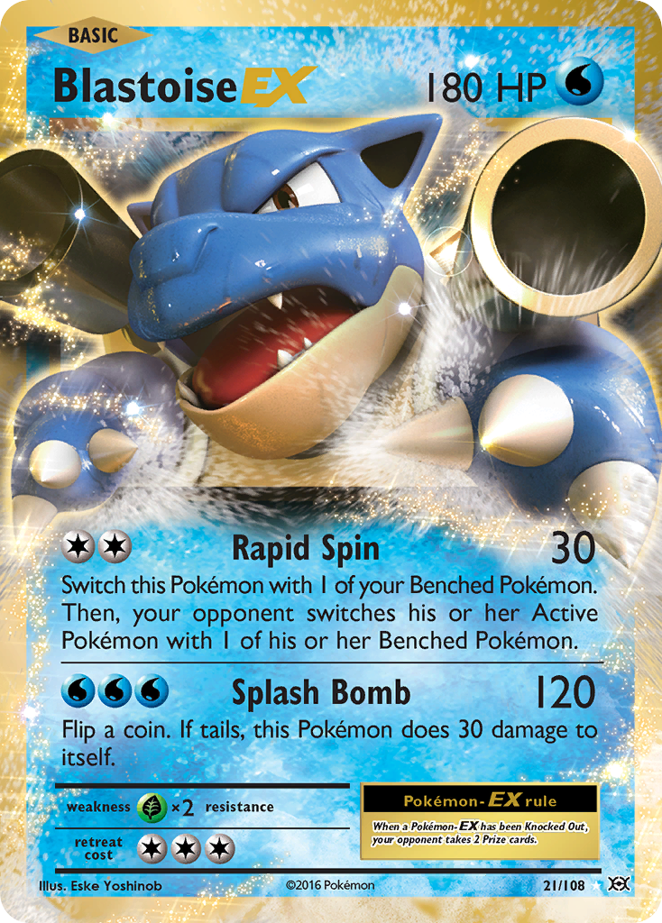 Blastoise-EX - Evolutions SET-21