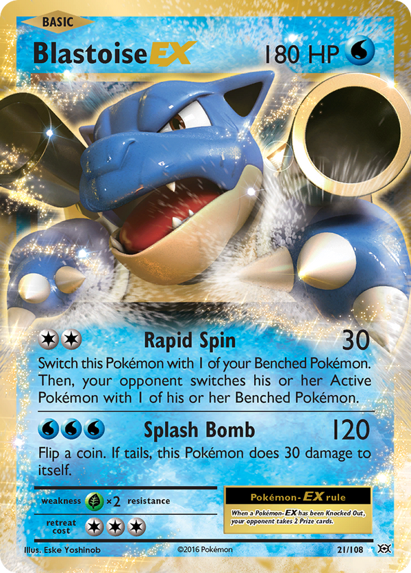 Blastoise-EX - Evolutions SET-21