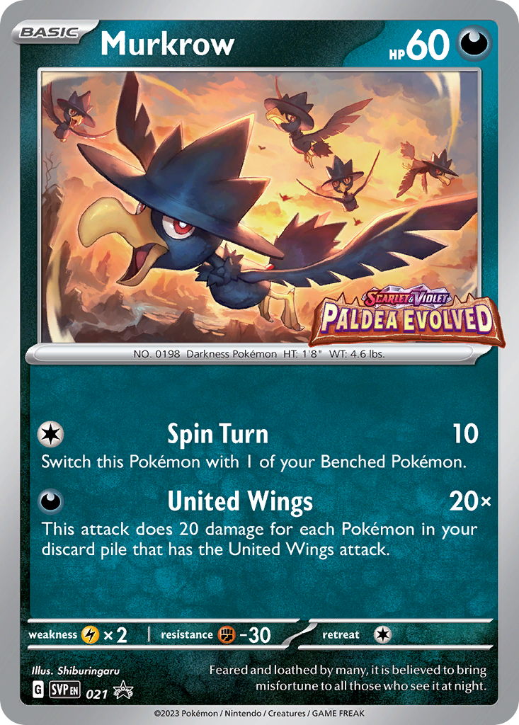 Murkrow - Scarlet & Violet Black Star Promos SET-21