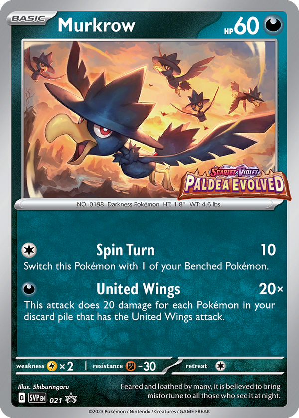 Murkrow - Scarlet & Violet Black Star Promos SET-21