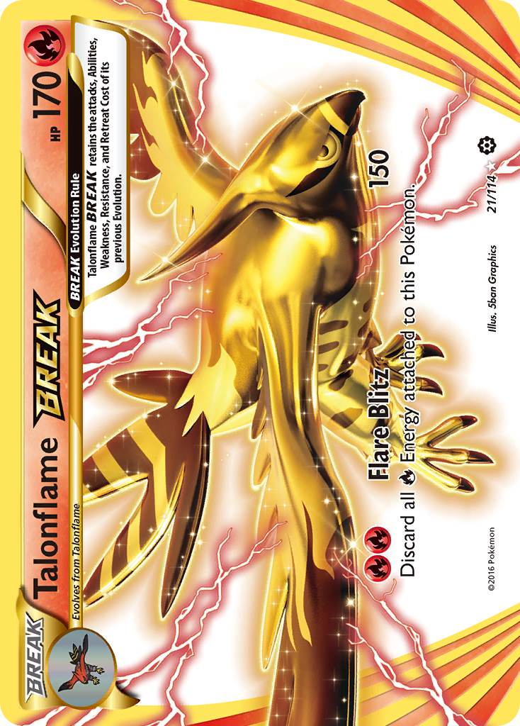 Talonflame BREAK - Steam Siege SET-21