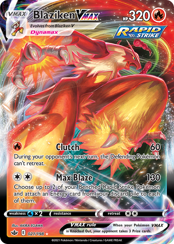 Blaziken VMAX - Chilling Reign SET-21