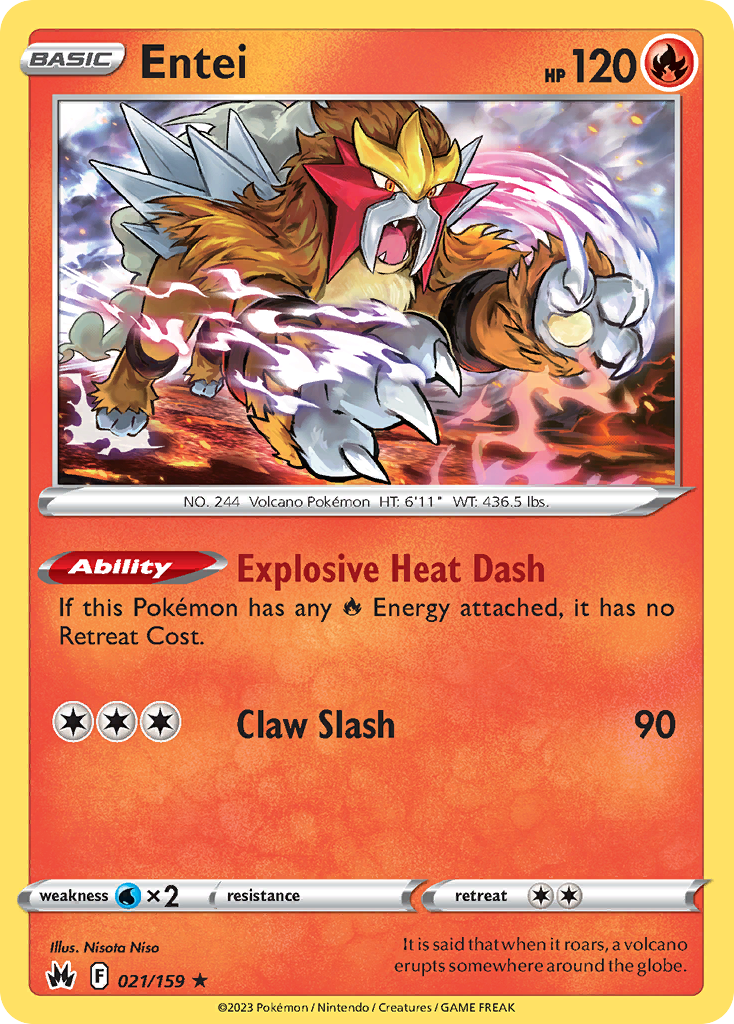 Entei - Crown Zenith SET-21