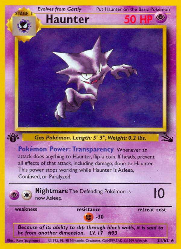 Haunter - Fossil SET-21