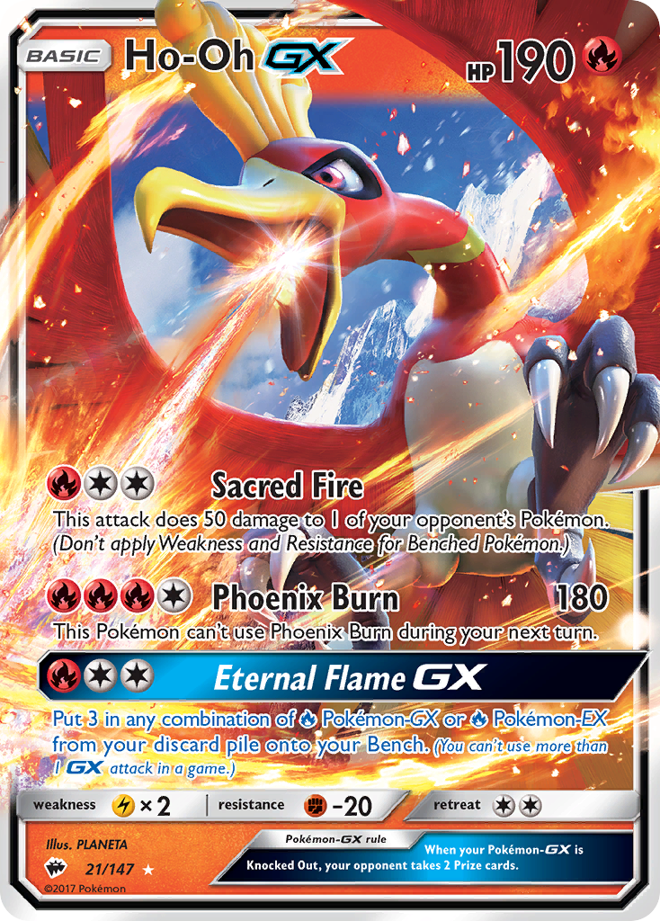 Ho-Oh-GX - Burning Shadows SET-21