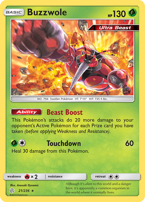 Buzzwole - Cosmic Eclipse SET-21