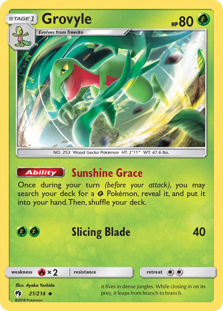 Grovyle - Lost Thunder SET-21