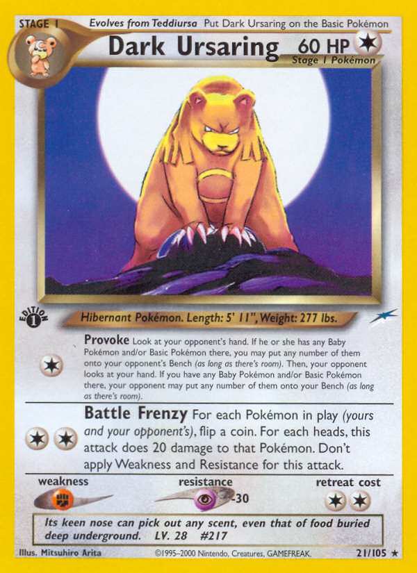 Dark Ursaring - Neo Destiny SET-21