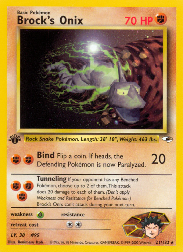 Brock's Onix - Gym Heroes SET-21