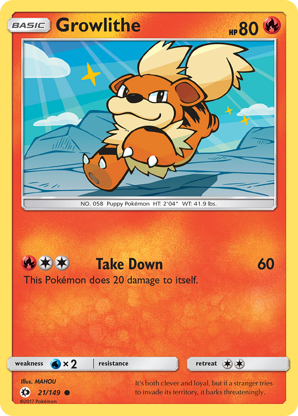 Growlithe - Sun & Moon SET-21