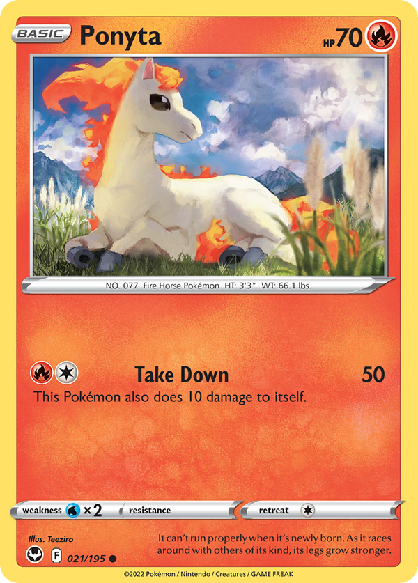 Ponyta - Silver Tempest SET-21