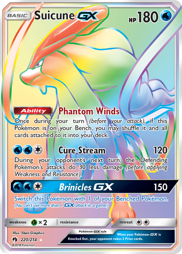 Suicune-GX - Lost Thunder SET-220