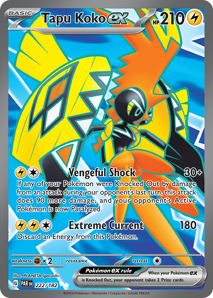 Tapu Koko EX - Paradox Rift SET-222