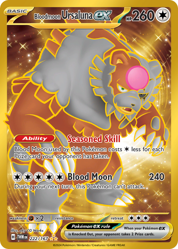 Bloodmoon Ursaluna EX - Twilight Masquerade SET-222