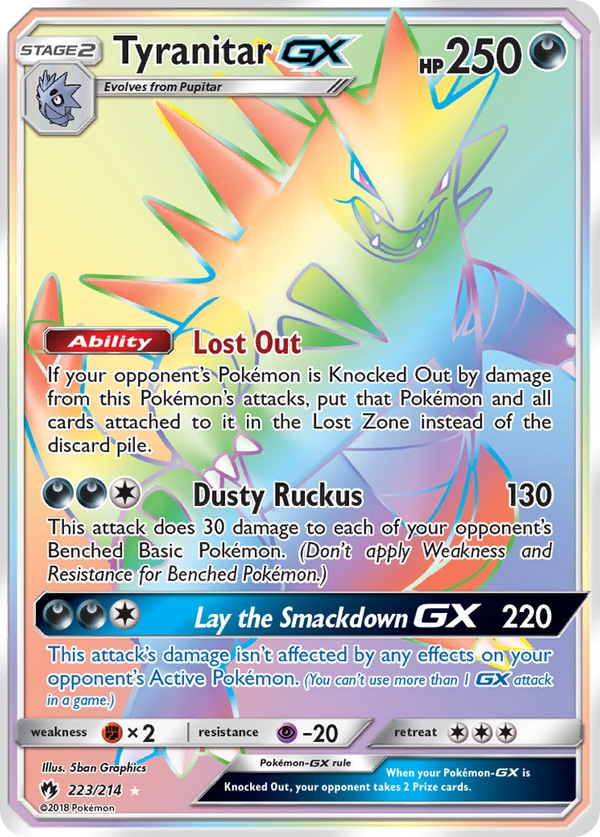 Tyranitar-GX - Lost Thunder SET-223