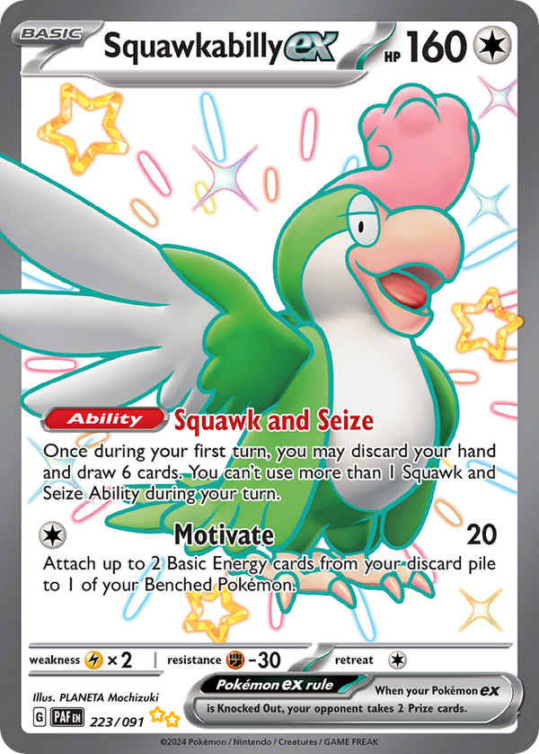 Squawkabilly EX - Paldean Fates SET-223