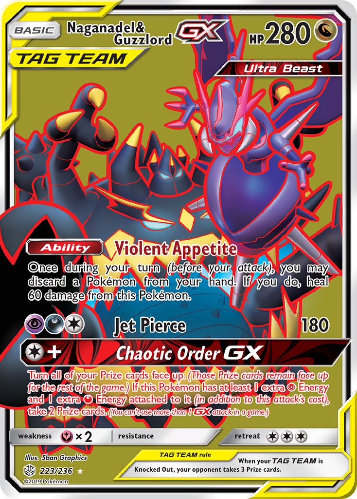 Naganadel & Guzzlord-GX - Cosmic Eclipse SET-223