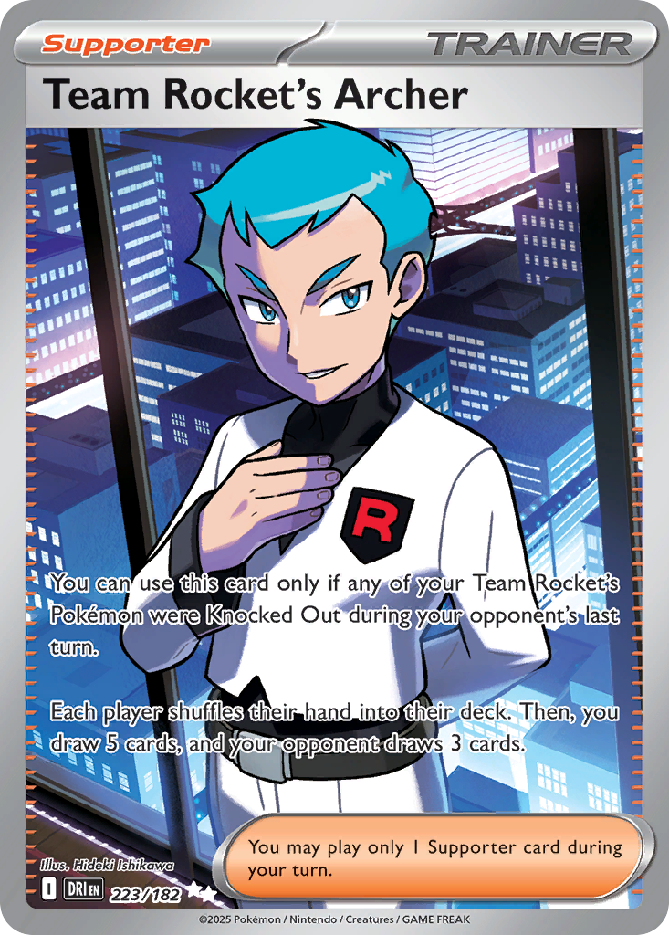 Team Rocket's Archer - Destined Rivals SET-223