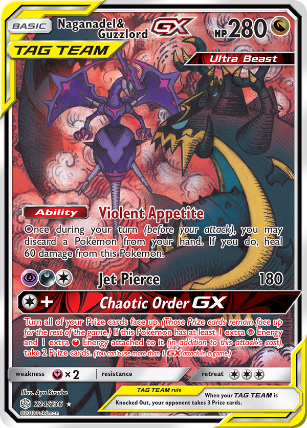 Naganadel & Guzzlord-GX - Cosmic Eclipse SET-224