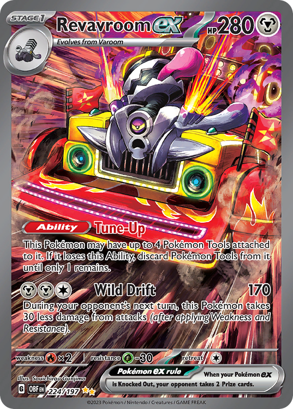 Revavroom EX - Obsidian Flames SET-224
