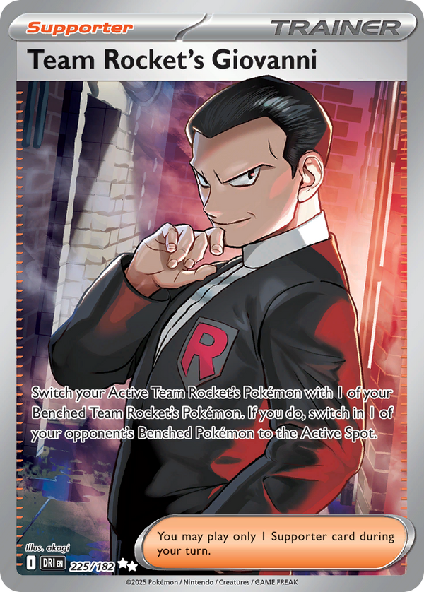 Team Rocket's Giovanni - Destined Rivals SET-225