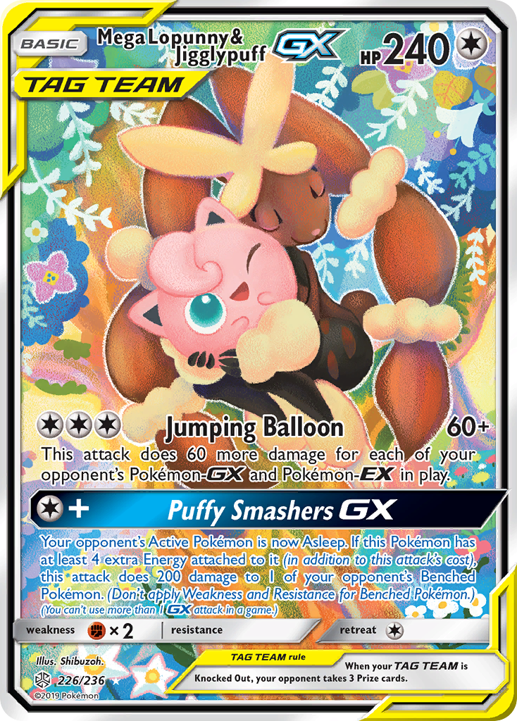 Mega Lopunny & Jigglypuff-GX - Cosmic Eclipse SET-226