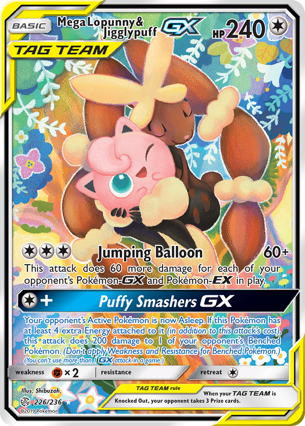 Mega Lopunny & Jigglypuff-GX - Cosmic Eclipse SET-226