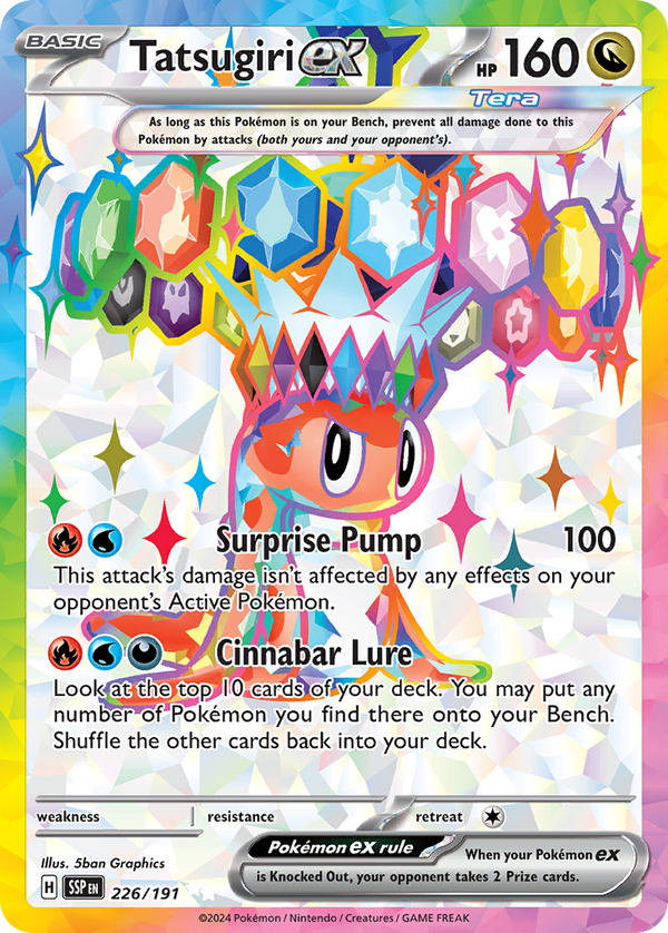 Tatsugiri EX - Surging Sparks SET-226