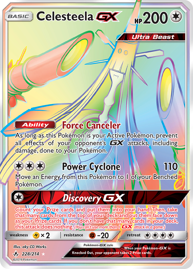 Celesteela-GX - Unbroken Bonds SET-228