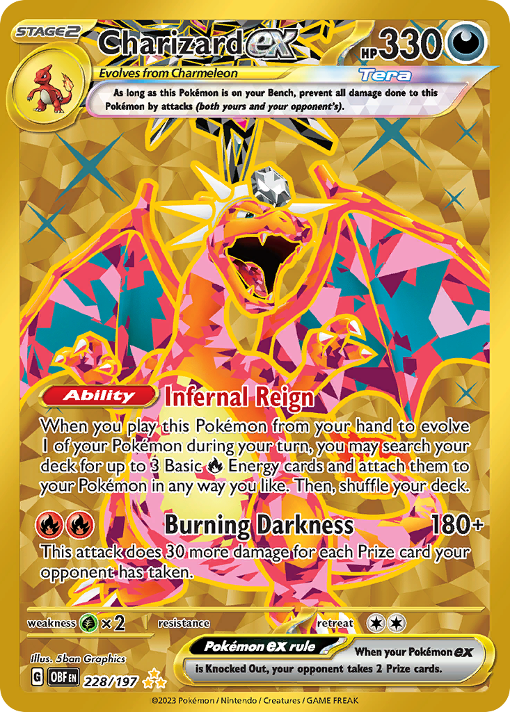 Charizard EX - Obsidian Flames SET-228