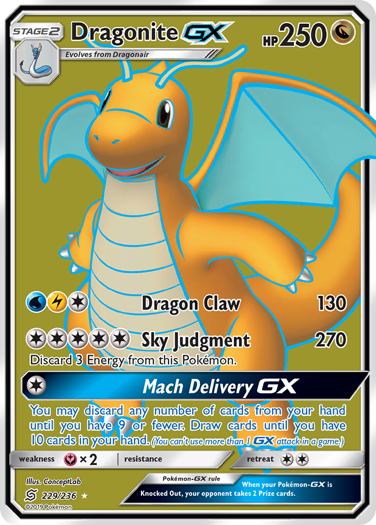 Dragonite-GX - Unified Minds SET-229