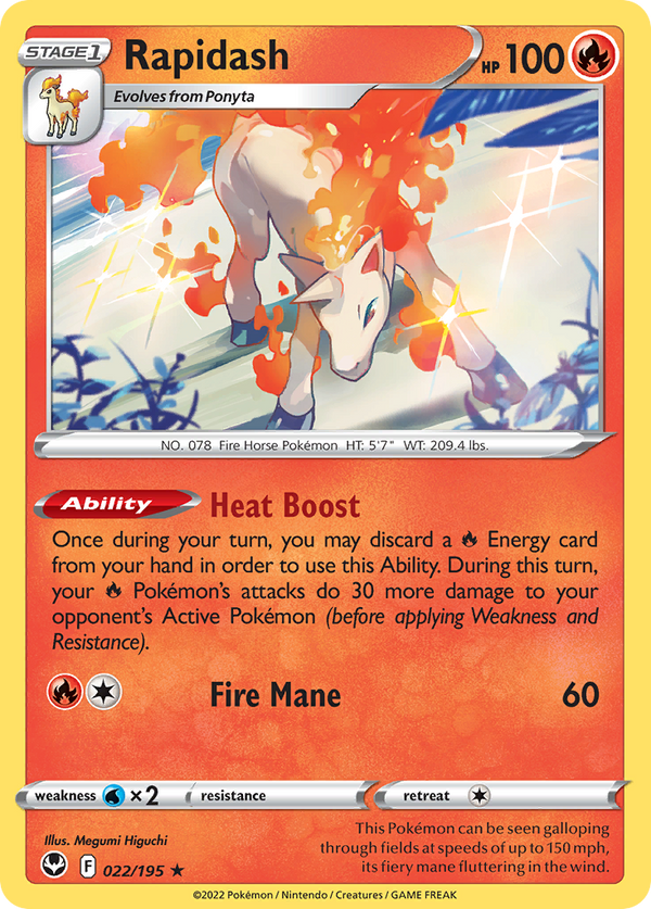 Rapidash - Silver Tempest SET-22