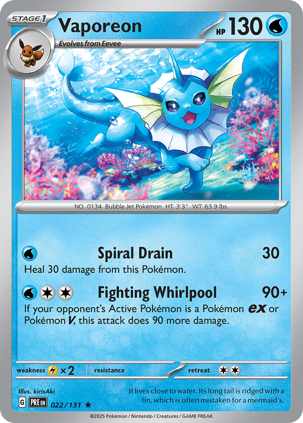 Vaporeon - Prismatic Evolutions SET-22
