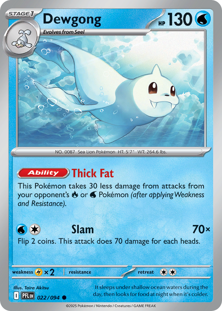 Dewgong - Phantasmal Flames SET-22