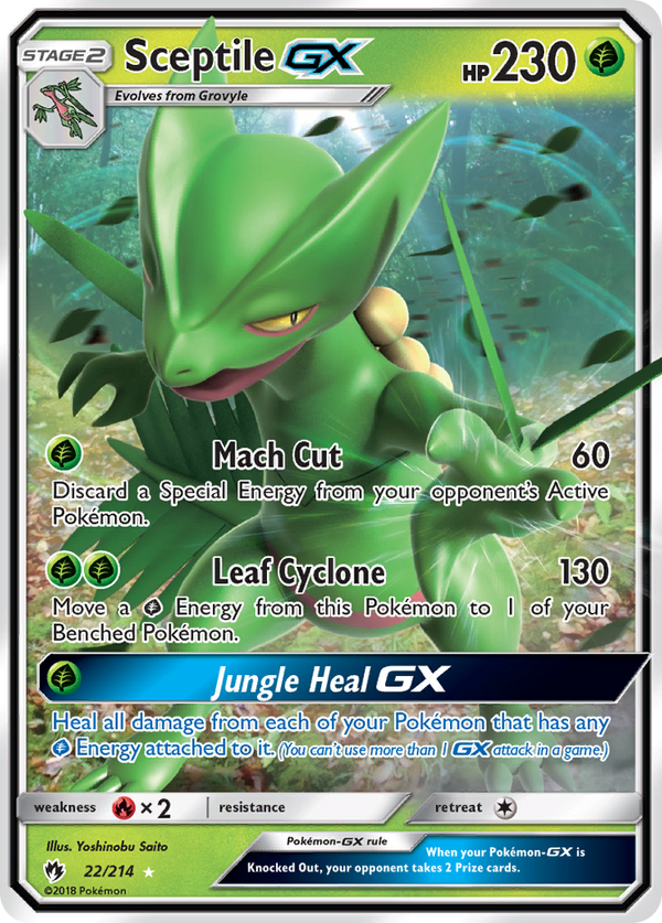 Sceptile-GX - Lost Thunder SET-22