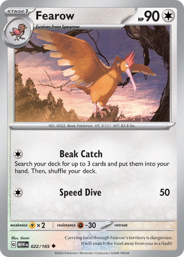 Fearow - 151 SET-22