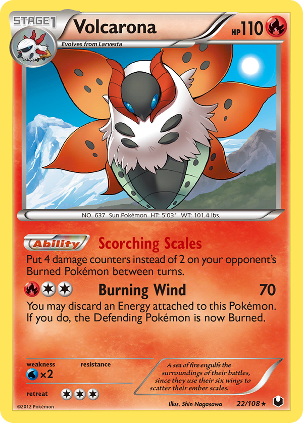 Volcarona - Dark Explorers SET-22