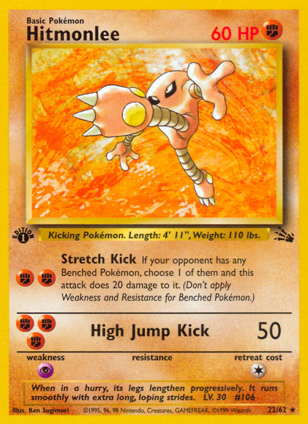 Hitmonlee - Fossil SET-22