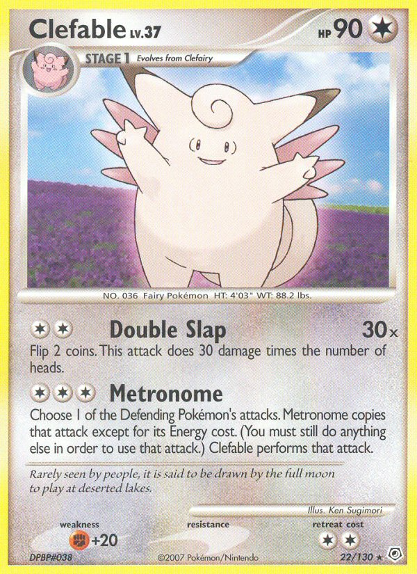 Clefable - Diamond & Pearl SET-22