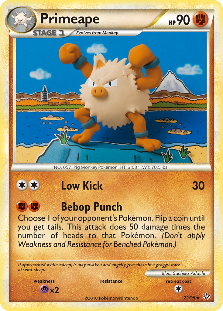 Primeape - HS Unleashed SET-22