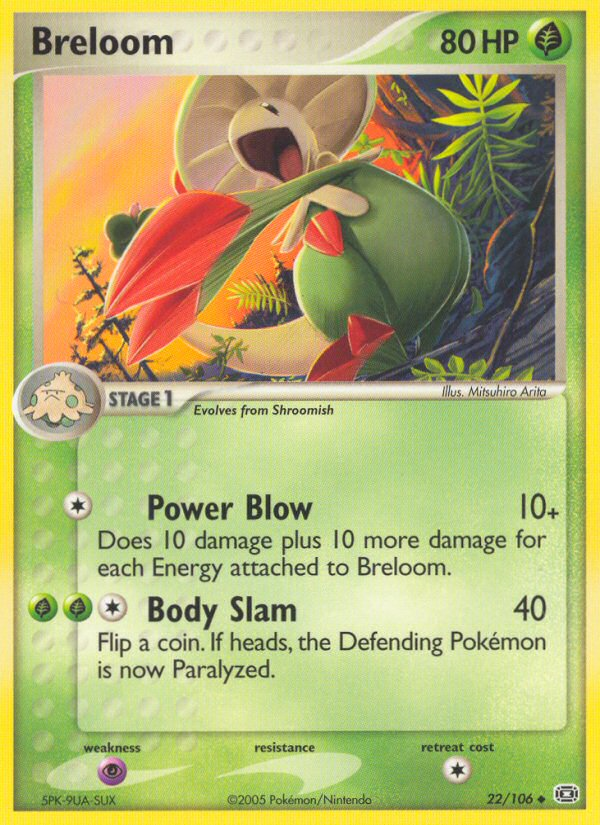 Breloom - Emerald SET-22