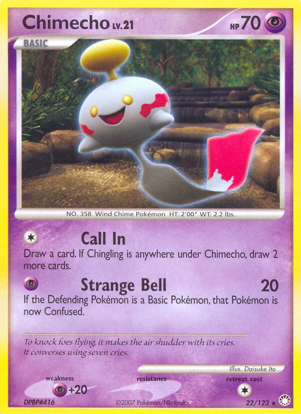 Chimecho - Mysterious Treasures SET-22