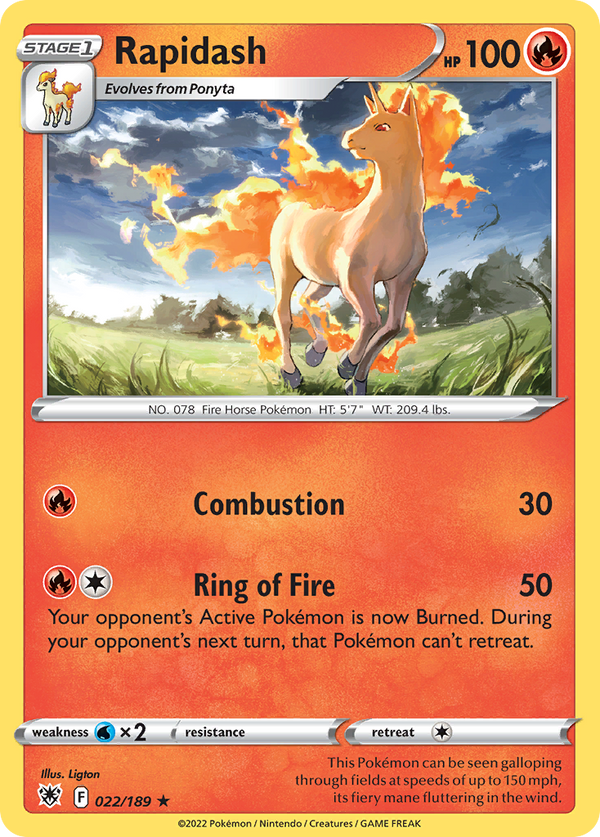 Rapidash - Astral Radiance SET-22