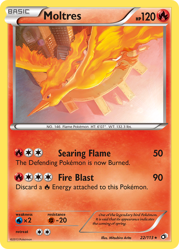 Moltres - Legendary Treasures SET-22