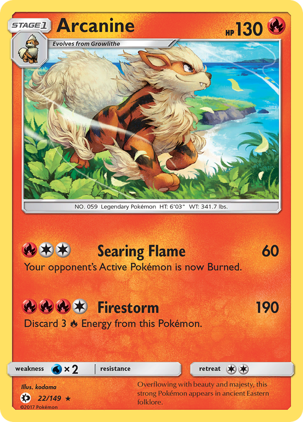 Arcanine - Sun & Moon SET-22