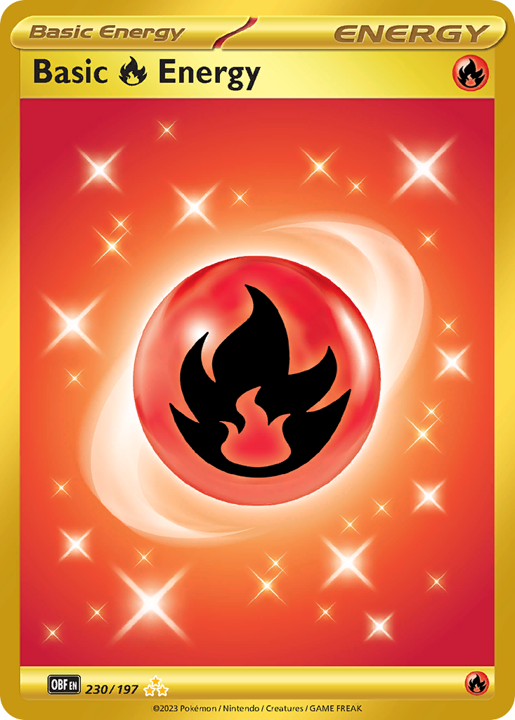 Basic Fire Energy - Obsidian Flames SET-230