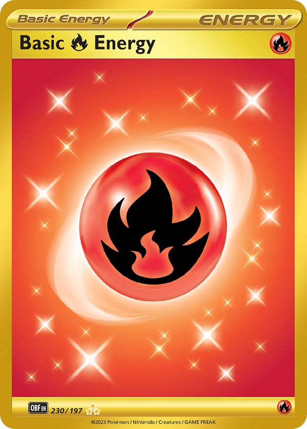 Basic Fire Energy - Obsidian Flames SET-230