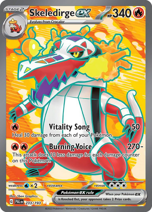 Skeledirge EX - Paldea Evolved SET-233